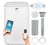 4w1 Cichy Klimatyzator przenośny Yoer 4,7kW 75m2 +Pompa ciepła +WiFi