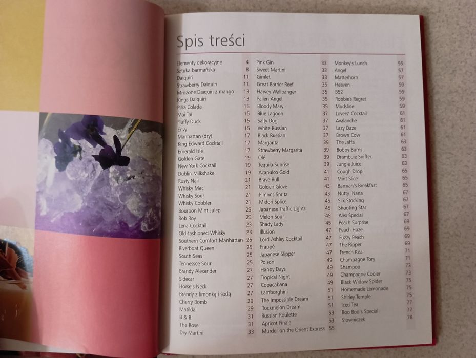 Książka "Koktajle"