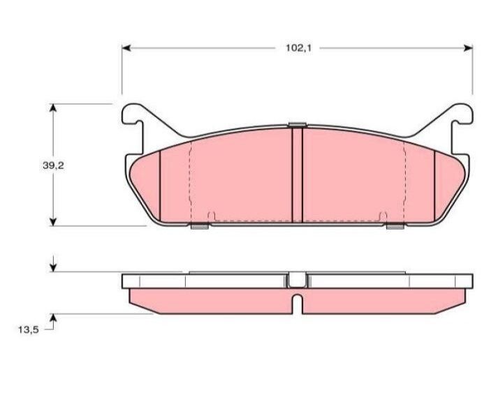 Тормозные колодки задние SAYO 26 43Z  MAZDA 323, SUZUKI BALENO