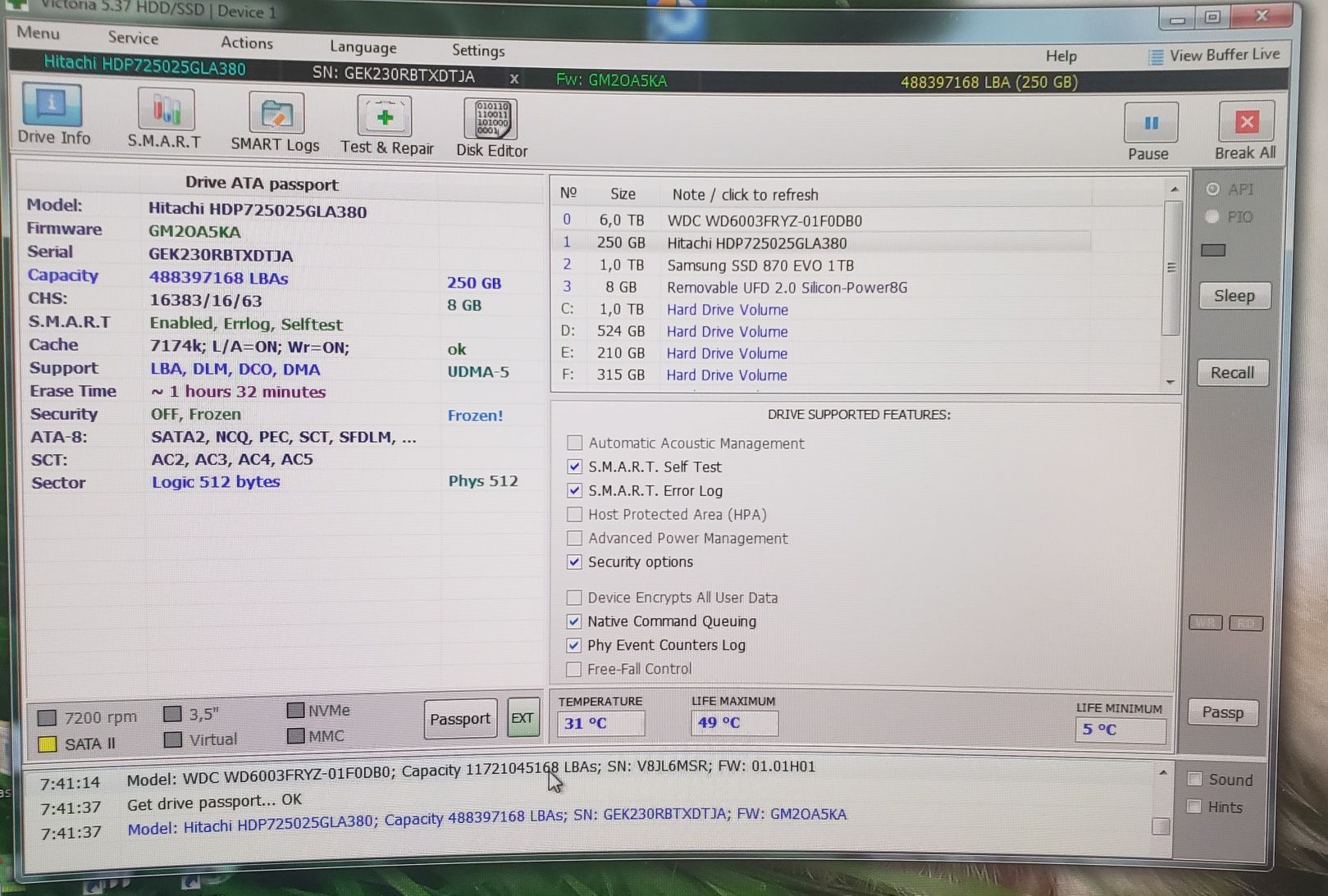 HDD 3.5 на 250gb