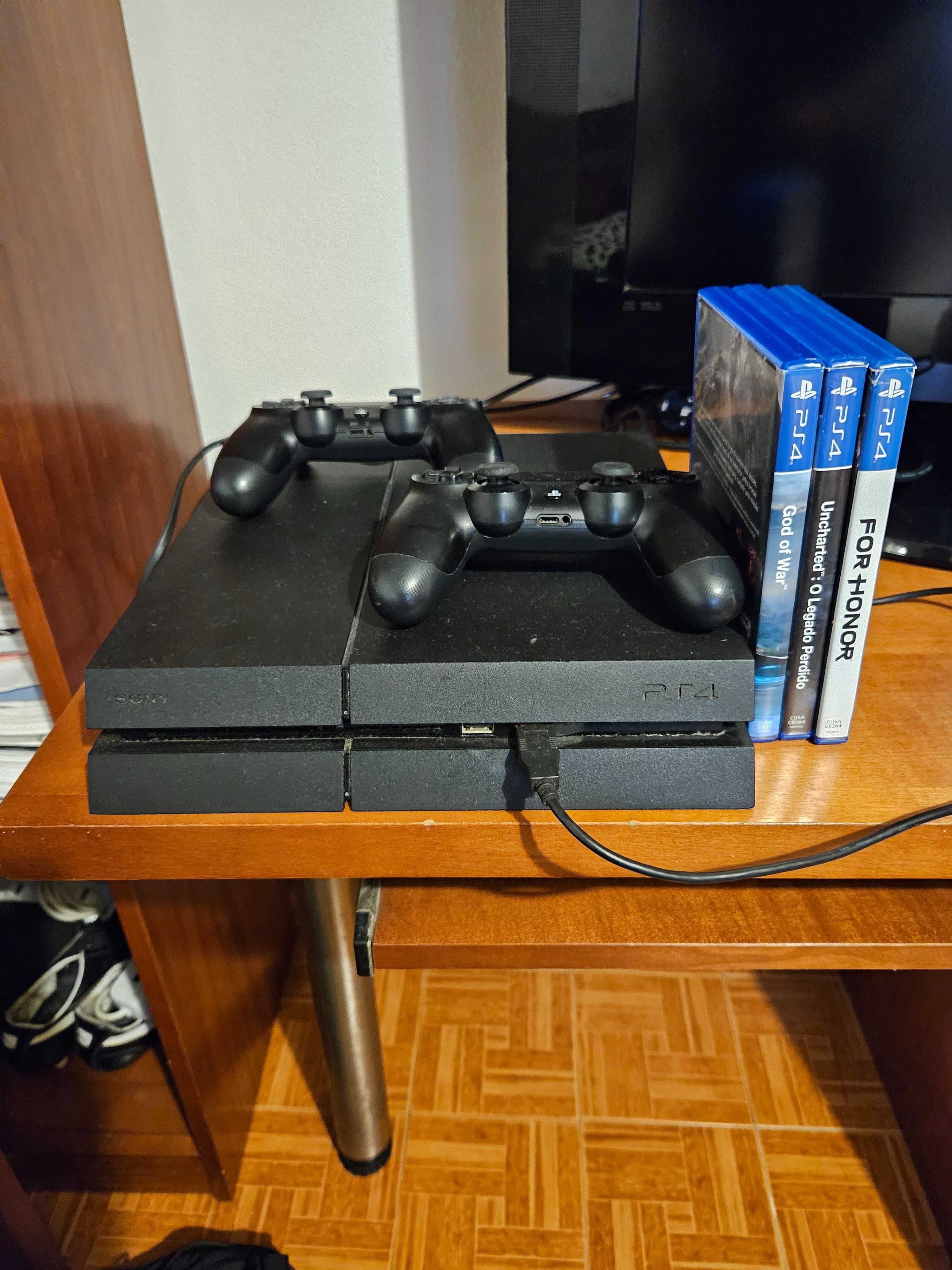 PS4 Consola + Jogos