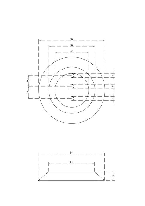 Uchwyt podłogowy UP-03A Steelpress