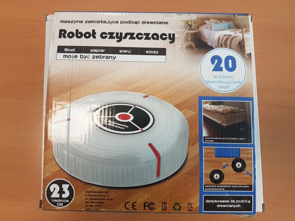 Robot czyszczący clean robot nowy w  opakowaniu