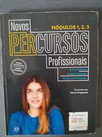 Manual de português "Novos Percursos Profissionais" Módulos 1, 2 e 3