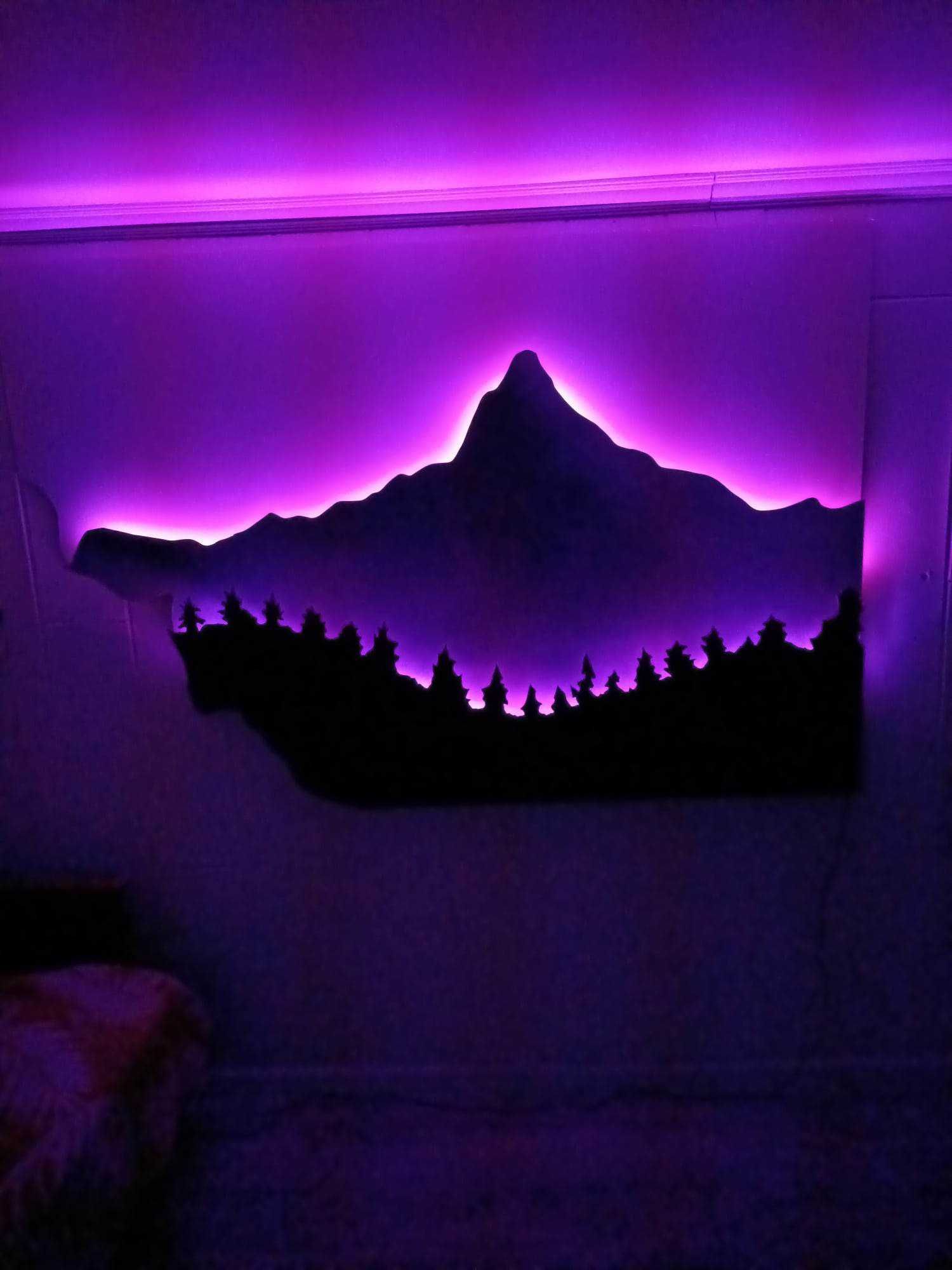 Obraz góry LED 3D