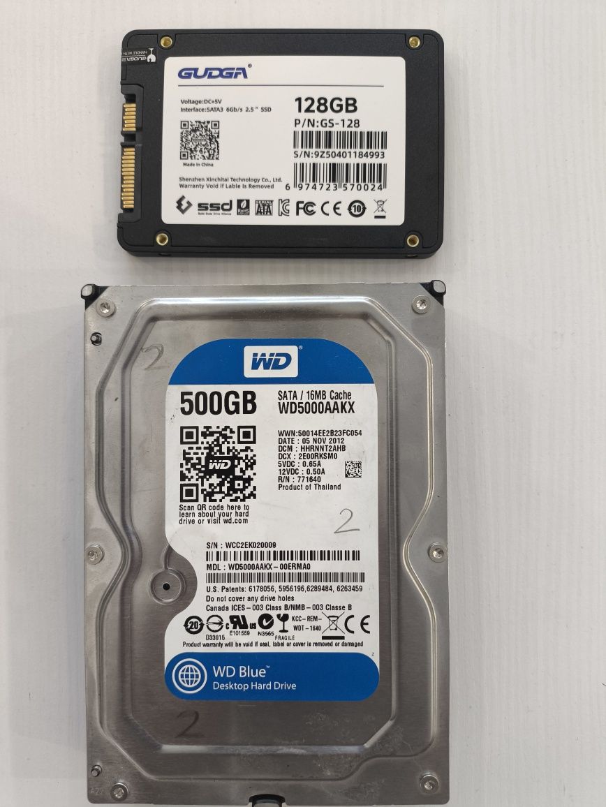 Комп'ютер ПК S1155, Xeon e1225 (i5 2400), 16GB DDR3, 128 SSD, 500 HDD