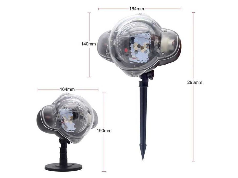 Projektor ledowy świąteczny kula dyskotekowa