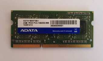 Оперативная память ADATA SODIMM DDR3 2Gb 1333MHz