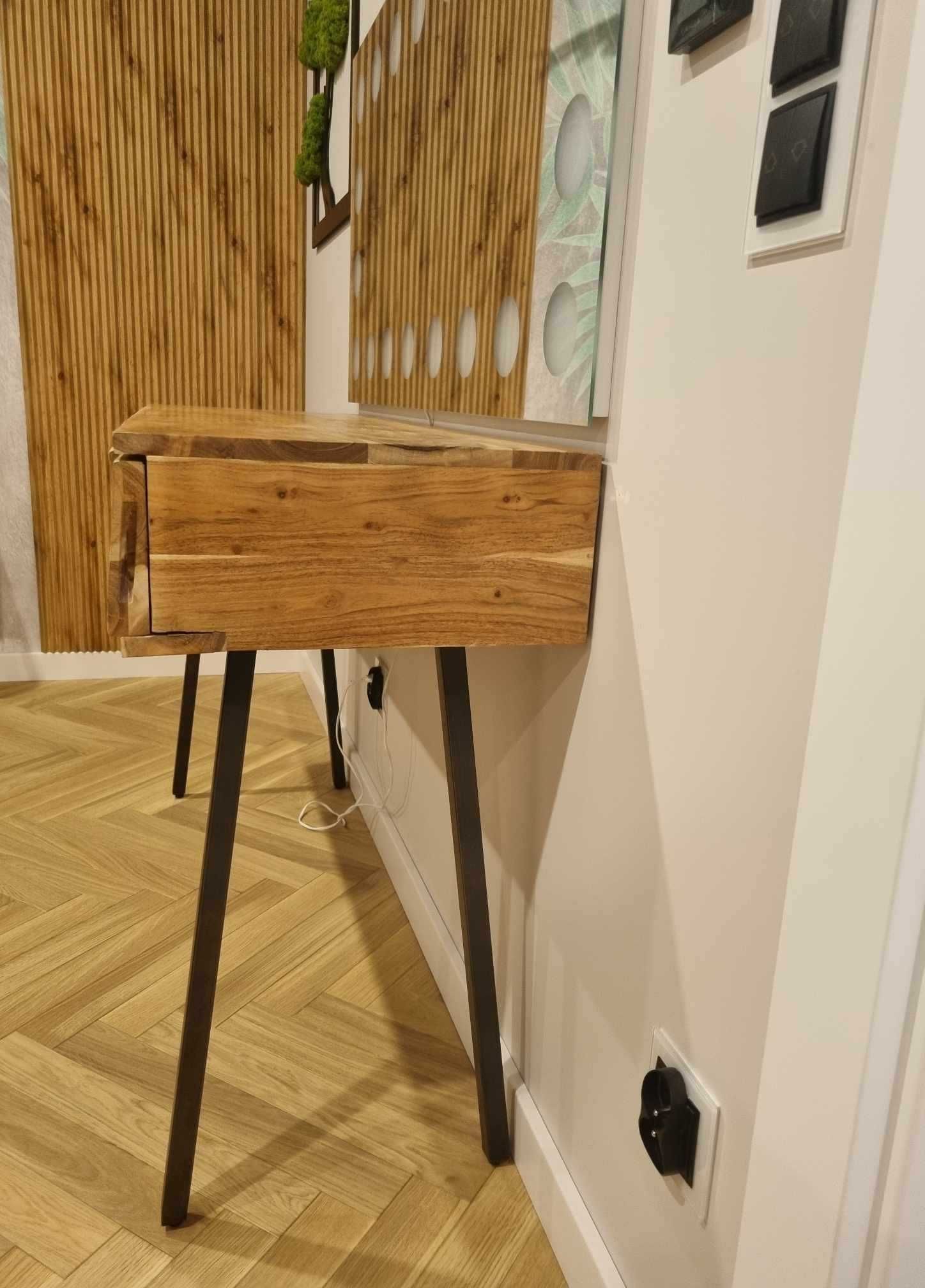 Toaletka, konsola, biurko Demn naturalne drewno