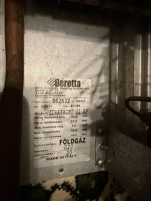 Газова колонка Beretta IDRABAGNO 11 AP в дуже хорошому стані