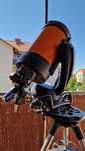 Celestron NexStar 8SE + wedge, autofocuser, kamera QHY, okulary/filtry