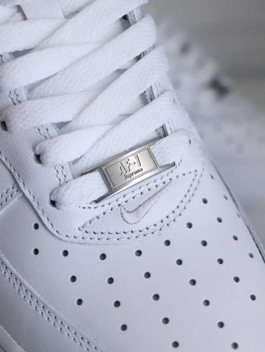 Buty meskie Mokasyny Nike_Air_Force_1_LowSupremeWhite r.40