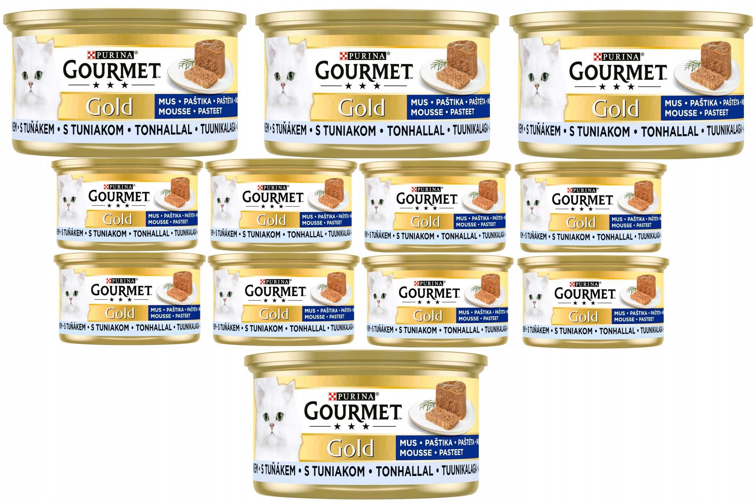 Purina Gourmet Gold Mus z Tuńczykiem dla kota 12x 85g