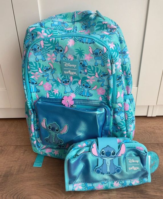 Oryginalny Zestaw  szkolny i piórnik Stitch