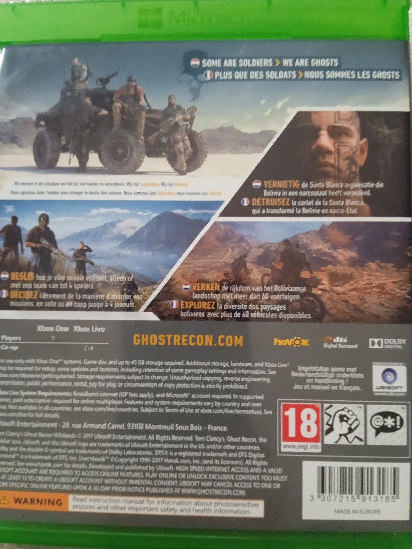 Gra XBOX ONE -Ghost Recon-jak nowa-najtaniej