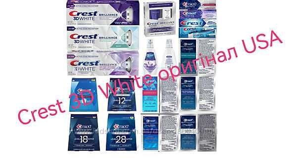 Crest 3D WHITE Professional whitestrips отбеливающие полоски - USA