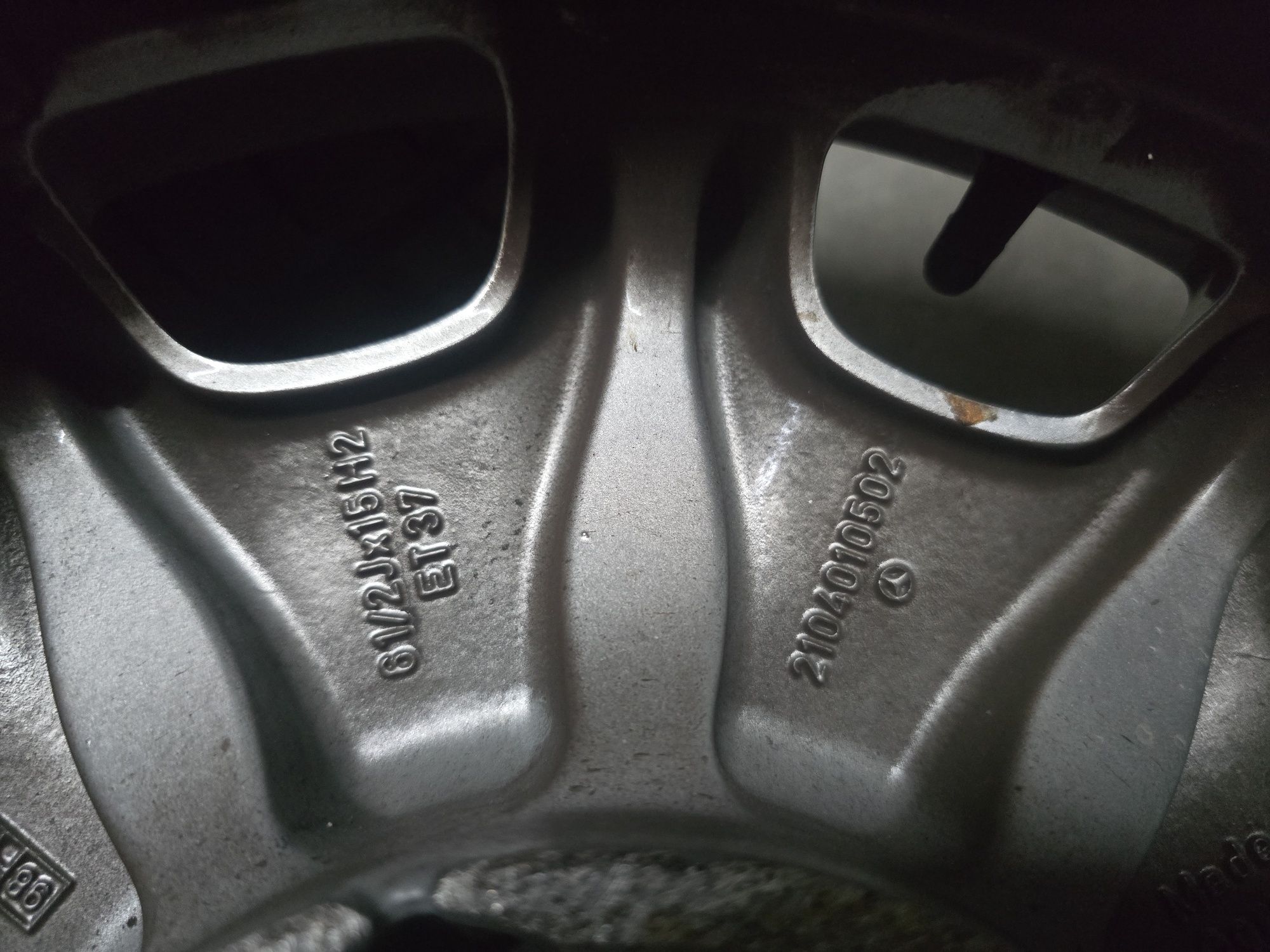 4- Jantes Mercedes 15 Originais C/Pneus 5x112