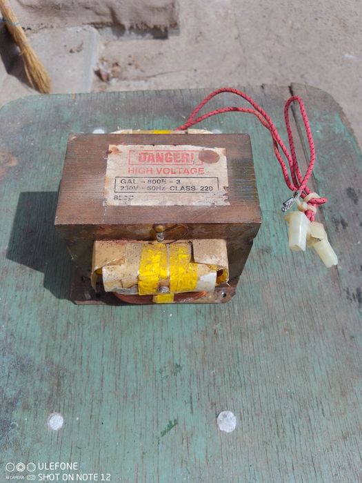 Трансформатор GAL-800E-4 для мікрохвильової печі (б/у, оригінал)