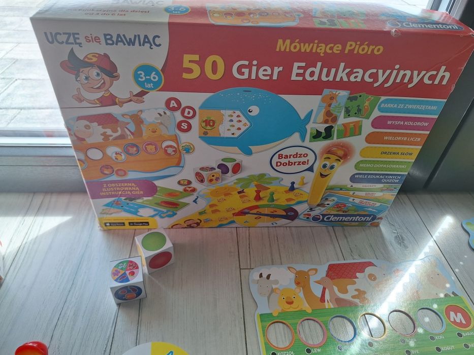 Mówiące Pióro 50 gier edykucyjnych CLEMENTONI