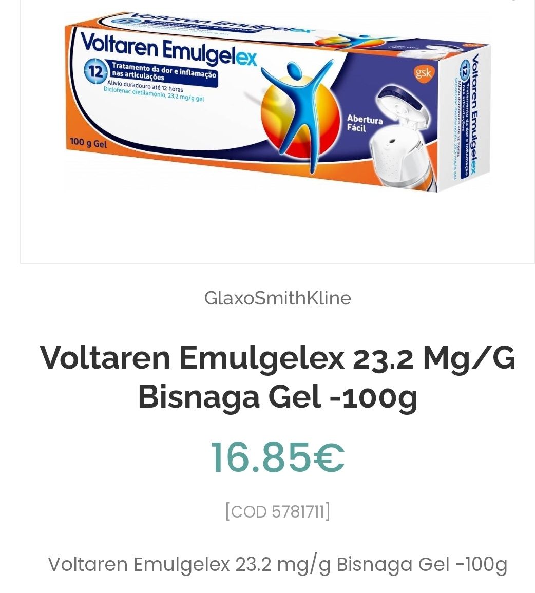 Voltaren emulgelex