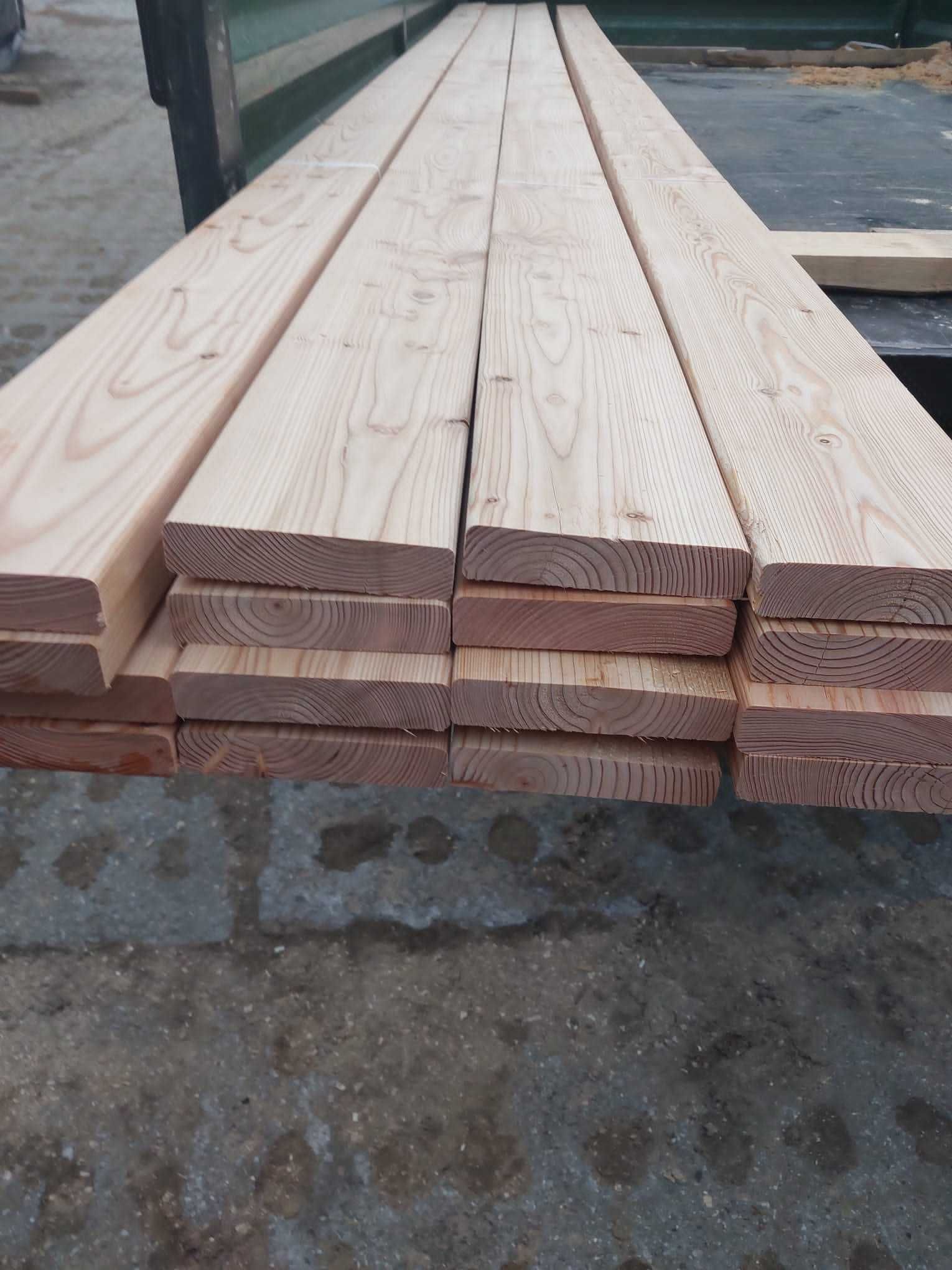 DESKA Tarasowa gładka 10x2,8 modrzew