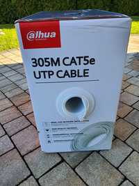 Kabel UTP dahua 305 mb Nowy do internet Lan CCTV miedź CU cat5e