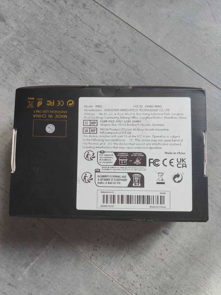 Android TV BOX X96Q All winner H313