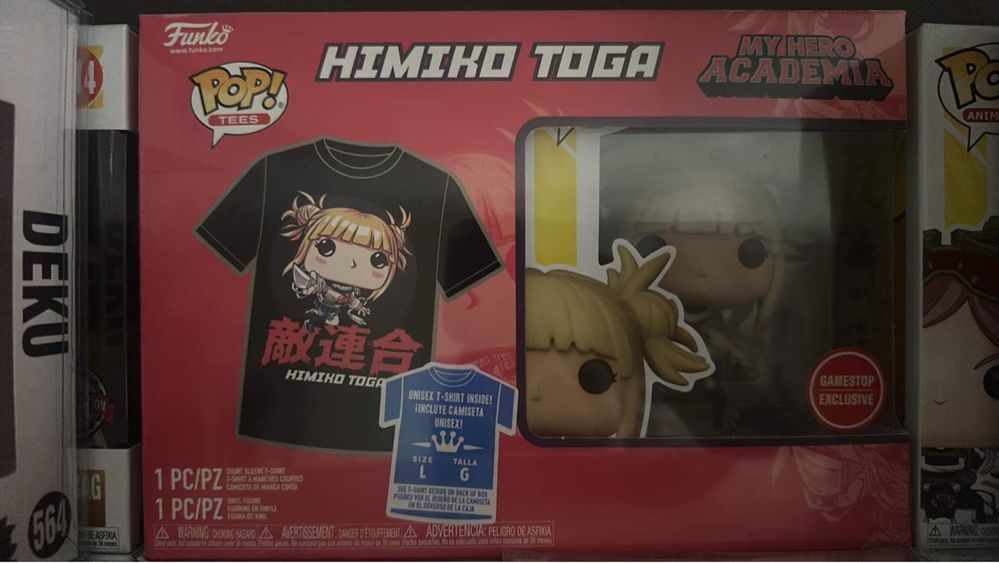 Himiko Toga funko pop 1029 gamestop z koszulka