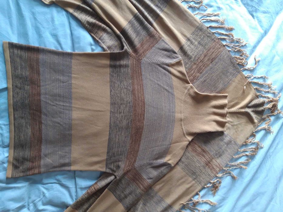 Комплект гольф+шарфик с шёлком