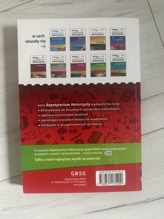 repetytorium maturzysty język polski greg