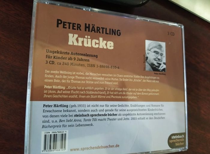 Аудио-роман на немецком языке Петер Хертлинг. Костыль.