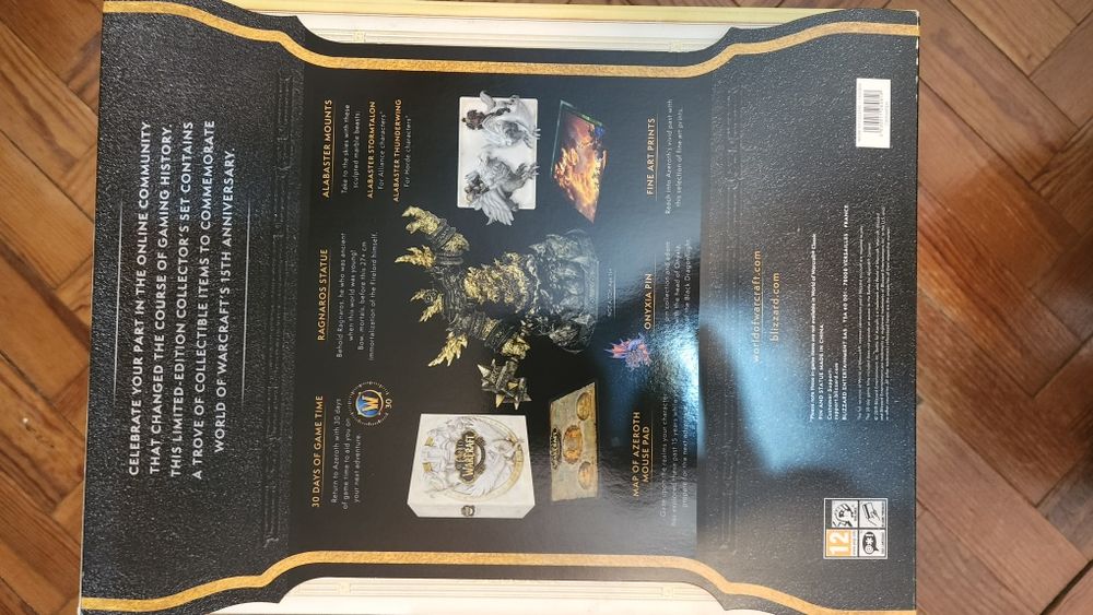Wow jogo edição limitada aniversario 15 anos