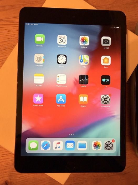 Ipad Mini 3 16GB Cellular Pudełko Karta SIM Zadbany