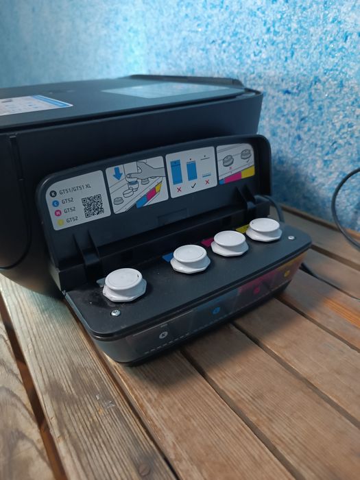Офисный принтер HP с СНПЧ, сканер,струйный принтер с Wi-fi