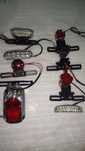 Farolim trás moto universal farol luz de presença led
