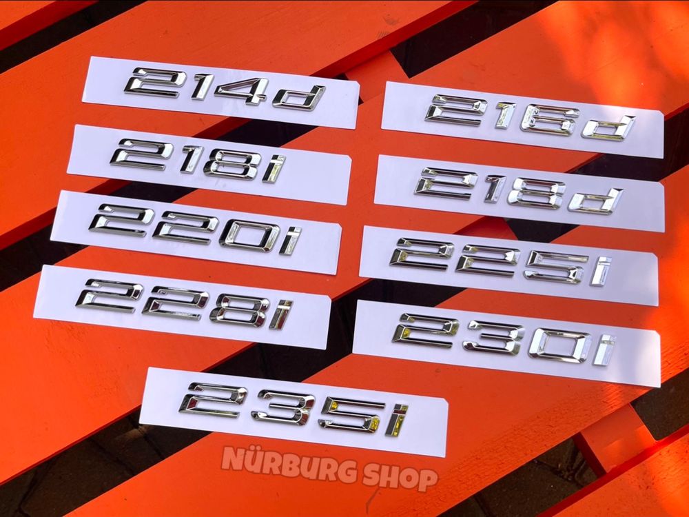 Шильдик на багажник BMW 1 2 3 серии цифры эмблема E87 E46 E90 E91 F30