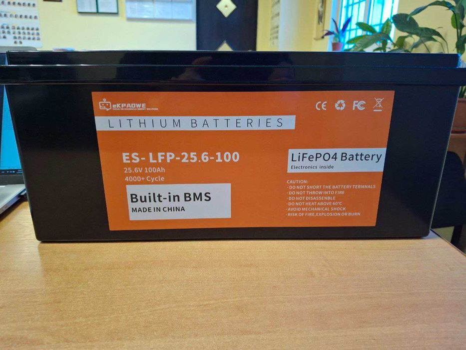 Акумулятор LiFePO4 24V 100ah