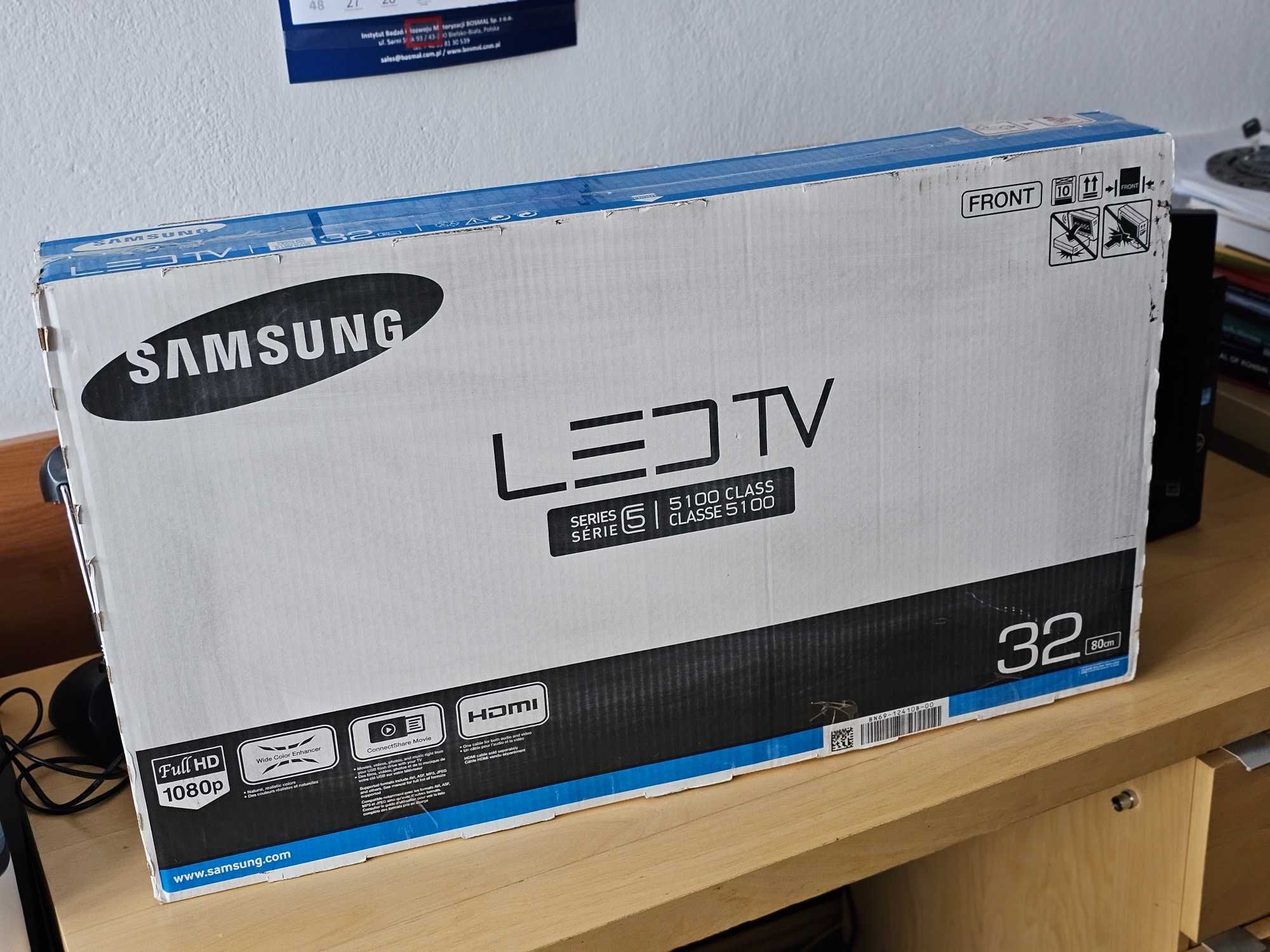 Telewizor LED Samsung UE32J5100AW zestaw super stan