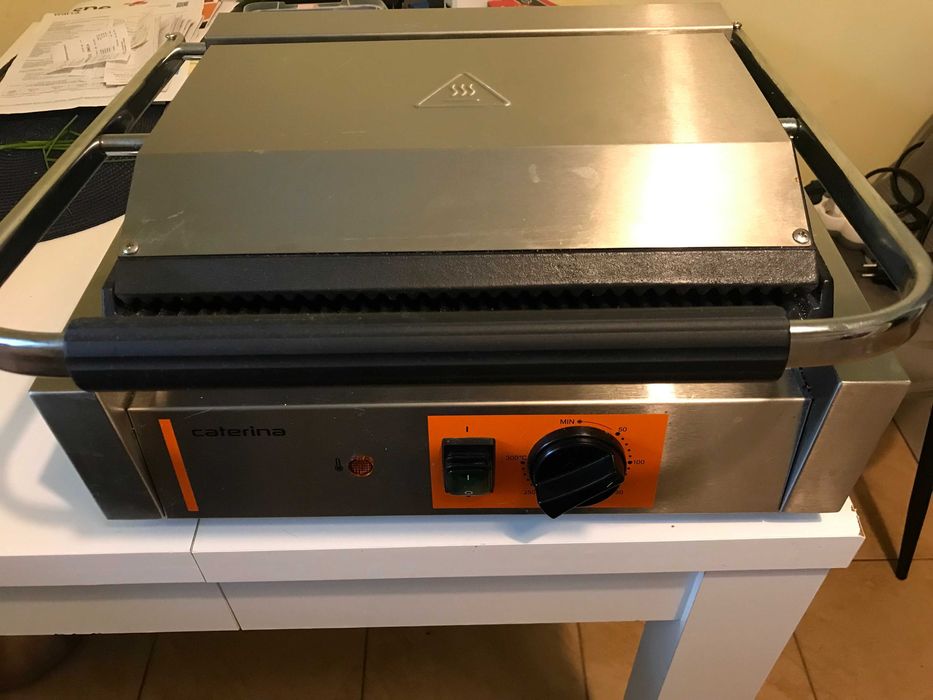 Kontakt grill, Panini, ryflowany, Caterina, P 2.2 kW Stalgast