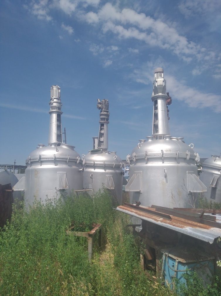 Реактор емаль/ нержавейка 0,4м3,1,6м3,,2м3,4м3,6,3м3,40м3