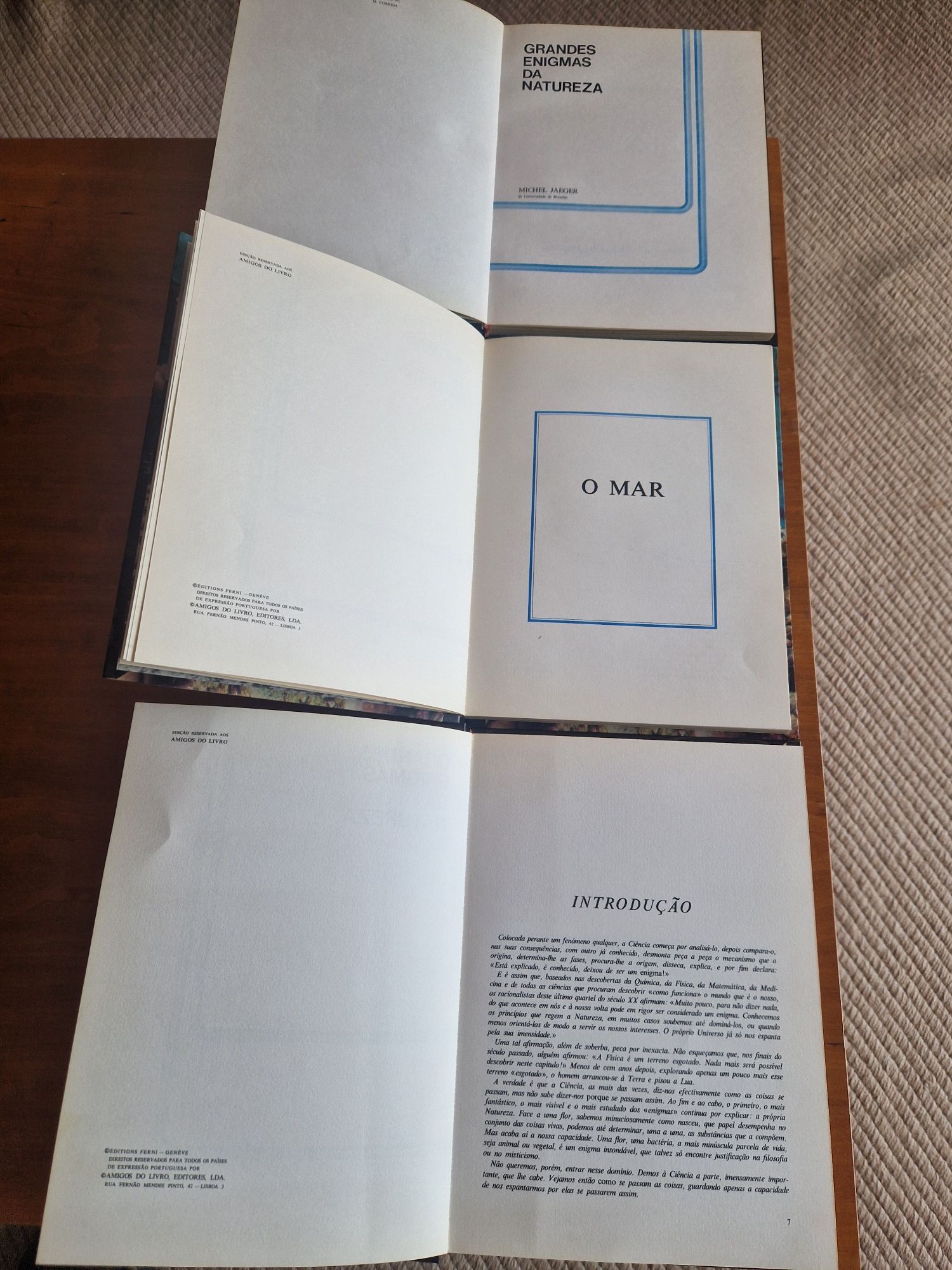 Coleção "Grandes Enigmas da Natureza", Edição Amigos do Livro