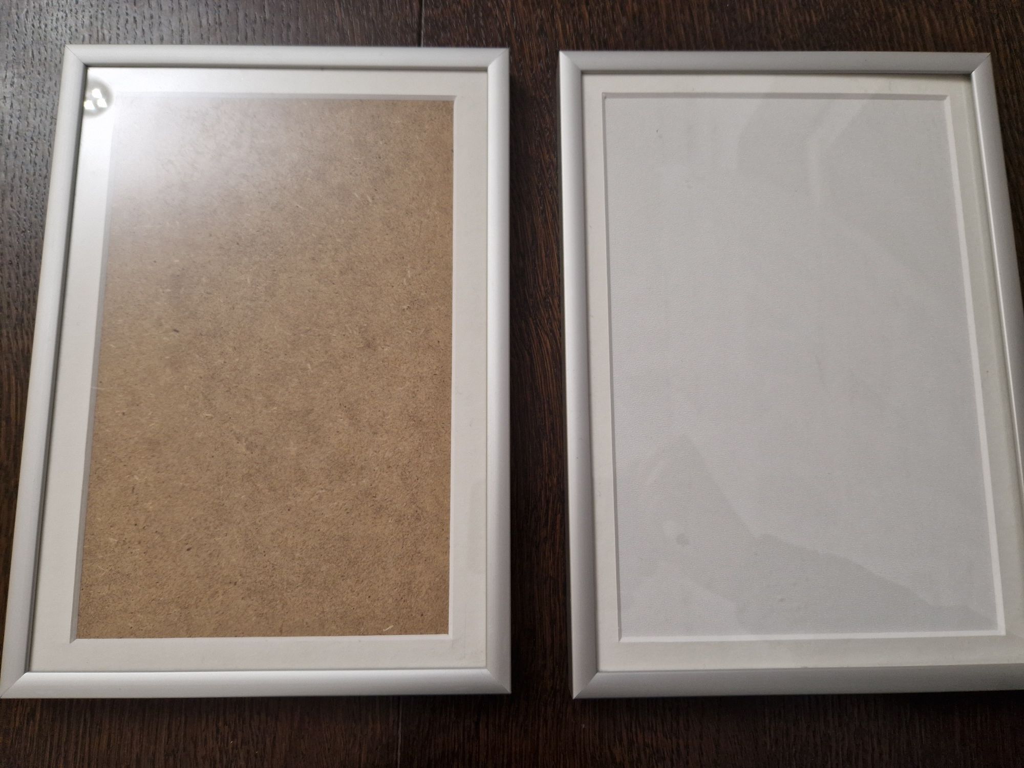 Ramki aluminiowe do zdjęć 2szt. 18,5 x 26 cm srebrne KPL.