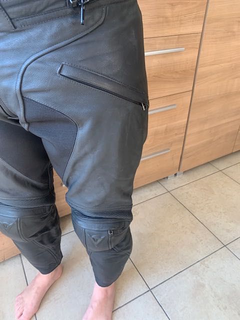 Spodnie skórzane DAINESE 26/ L 52 Skóra męskie protektory 170-174 cm