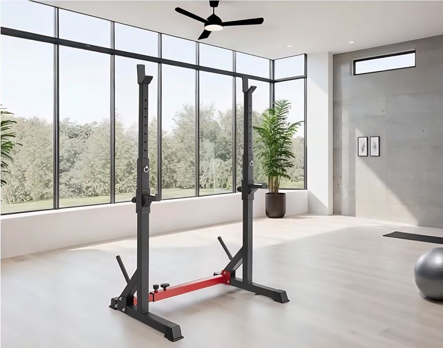 Rack suporte barra musculação