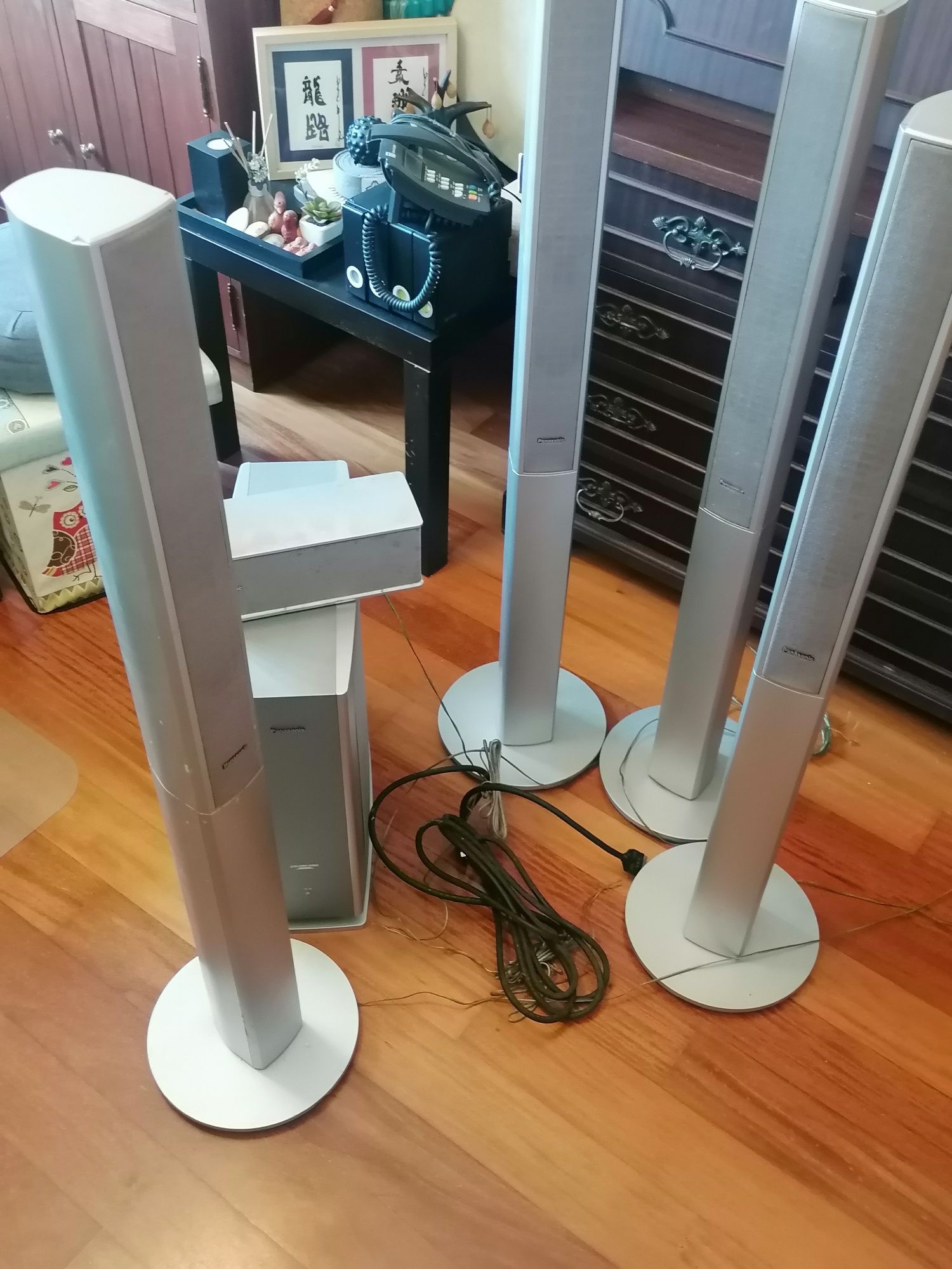 Vendo sistema de som com subwoofer Panasonic