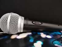 Czarny Mikrofon Shure