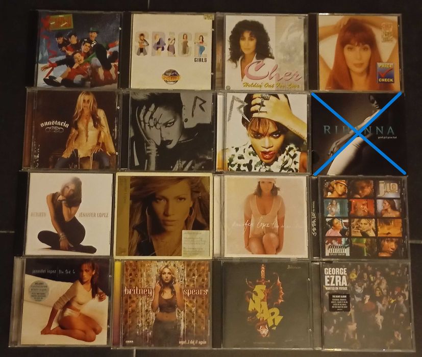 112 CDs de Pop/Rock, Alternative Rock, Hip Hop (desde 2,0€)