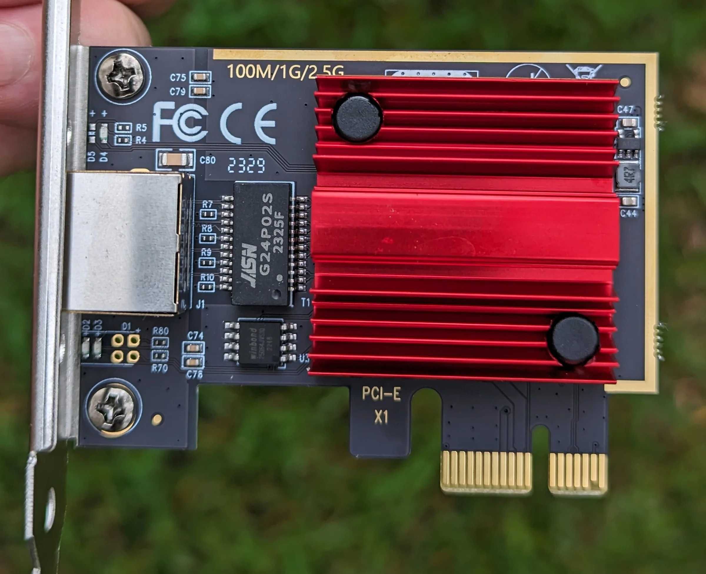 Fenvi мережева карта на чіпсеті Realtek 2,5Gbit / 2500 Mbit