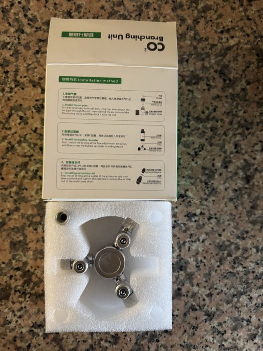 Splitter 3 vias para co2