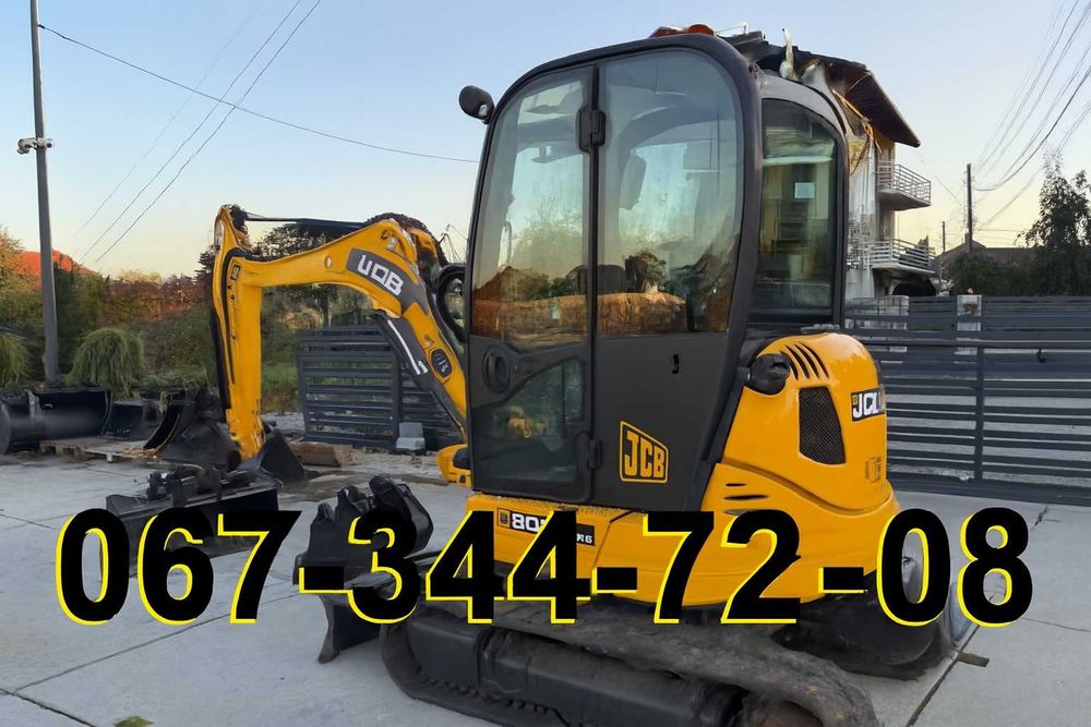Послуги мініекскаватора JCB 8025